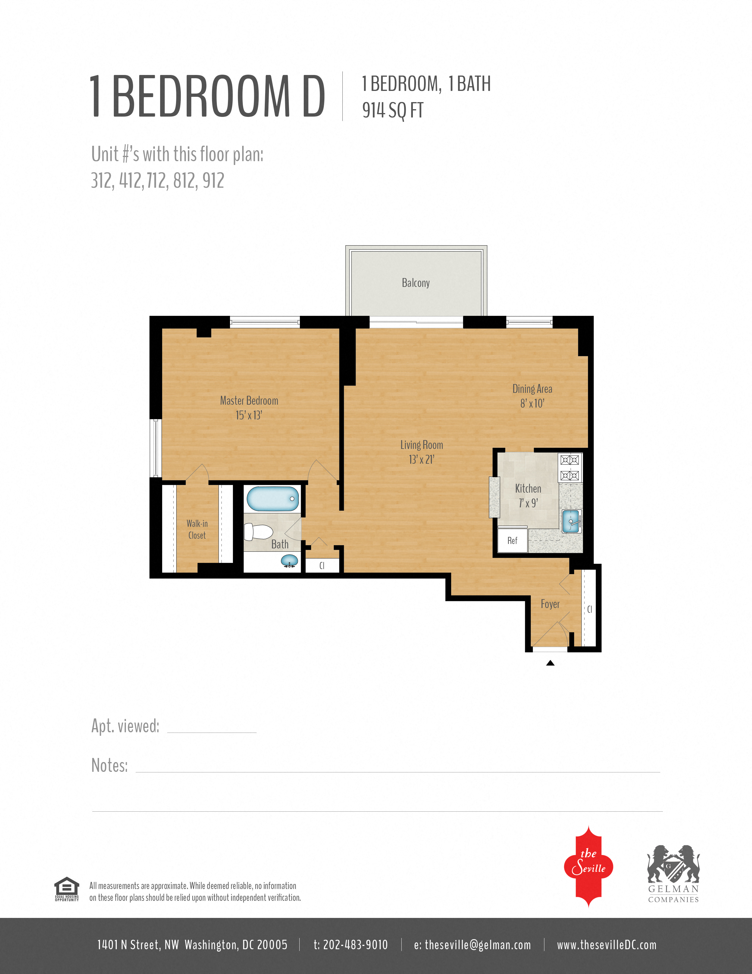 1 Bedroom Image